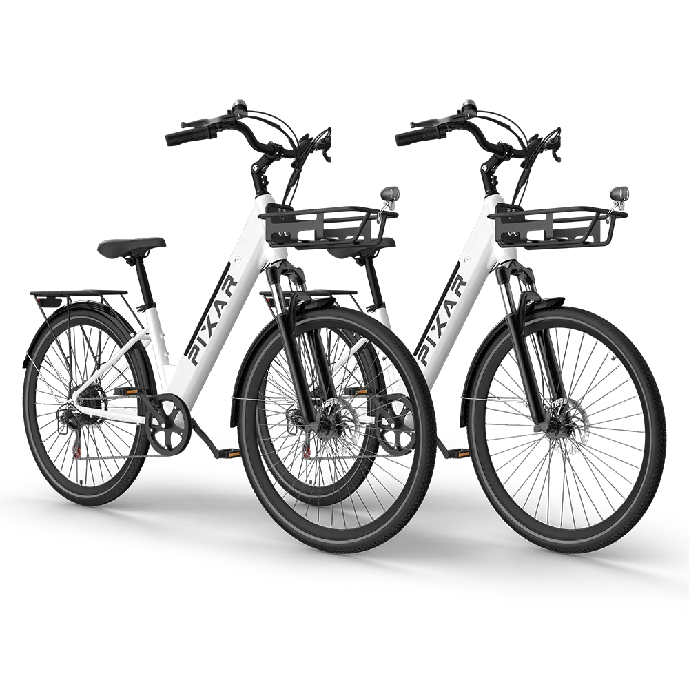 PIXAR® Cruiser Bici Elettrica 25km/h - Set di 2